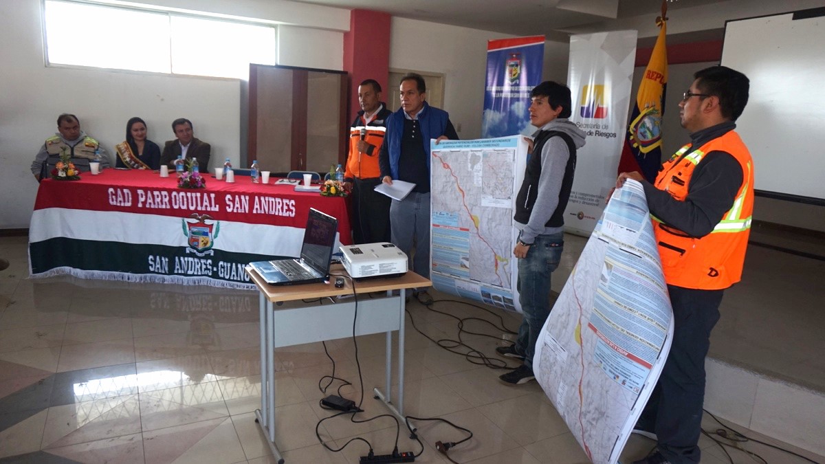 Aproximadamente 1000 habitantes serían afectados por los Lahares Secundarios del Chimborazo