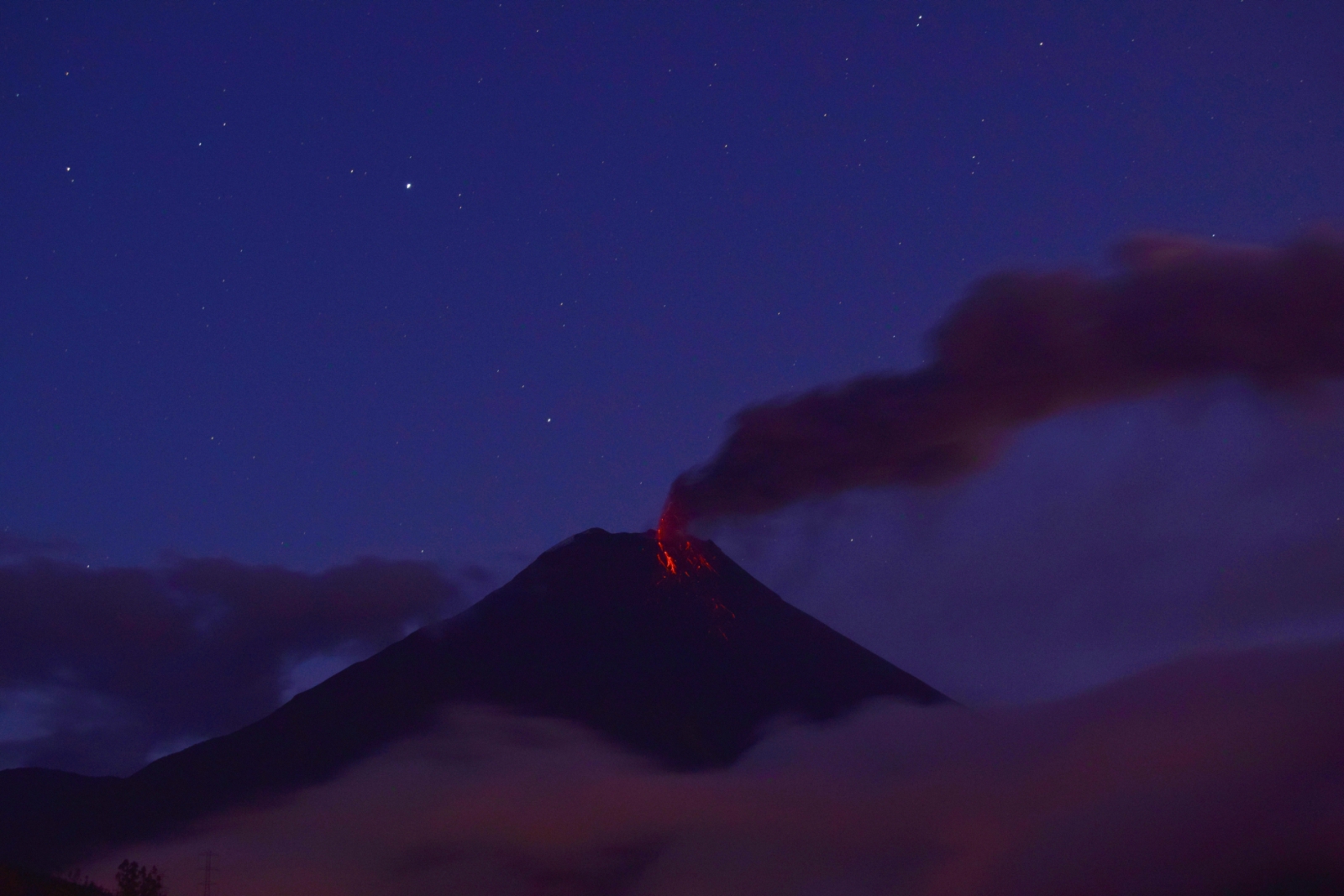 Actualización de la actividad del volcán Tungurahua