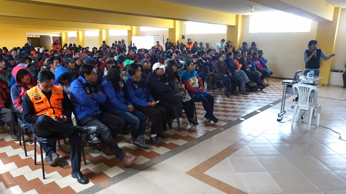Aproximadamente 1000 habitantes serían afectados por los Lahares Secundarios del Chimborazo