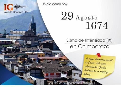 Sismo 29 Agosto 1674